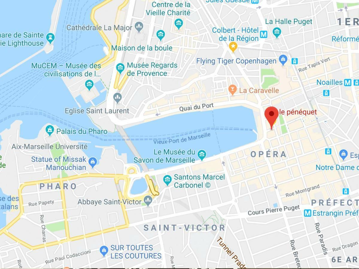 Le Penequet : L'Appartement Du Vieux Port ☺ Marseille Luaran gambar